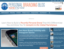Tablet Screenshot of personalbrandingblog.com